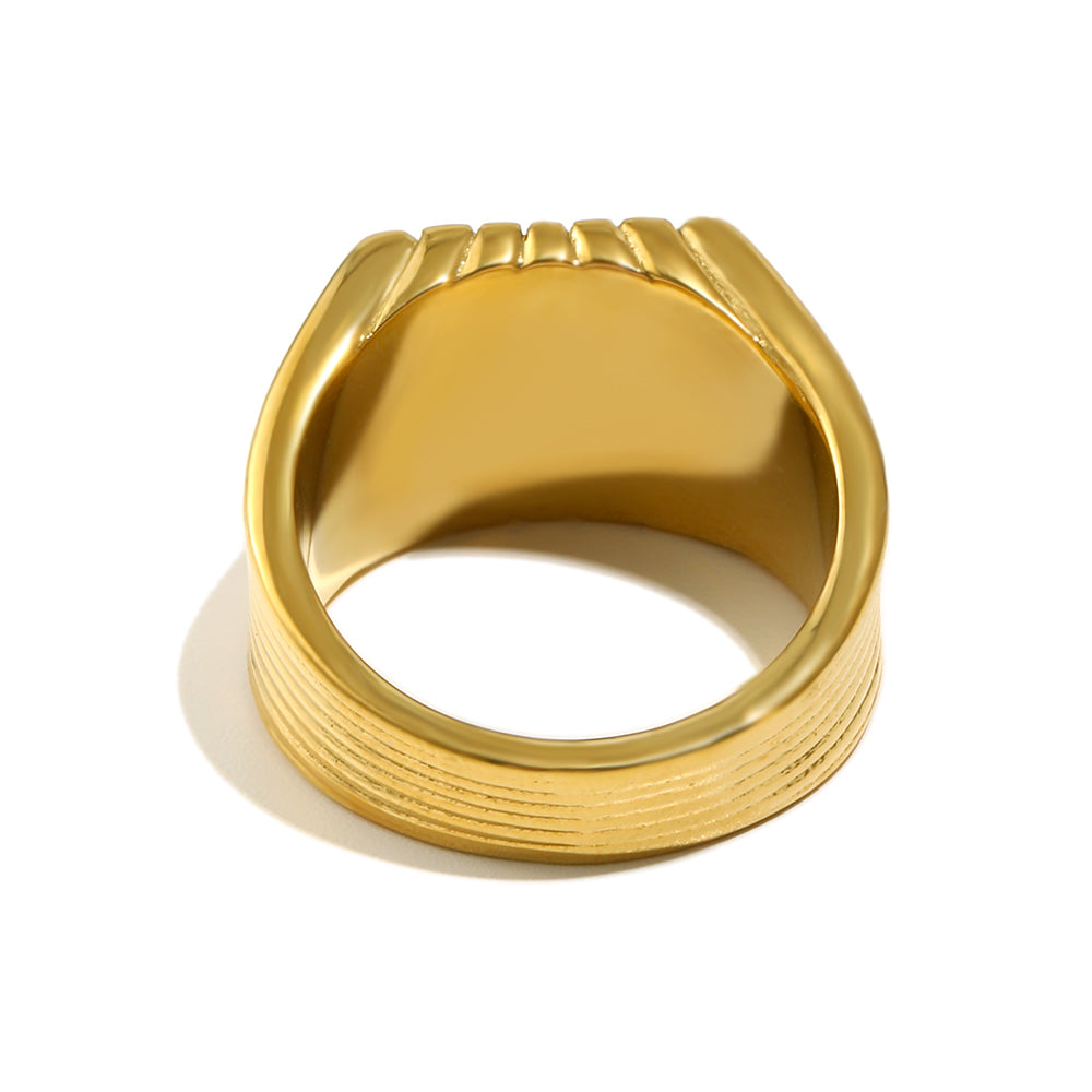 Heather's Heart Ring in Gold and Red