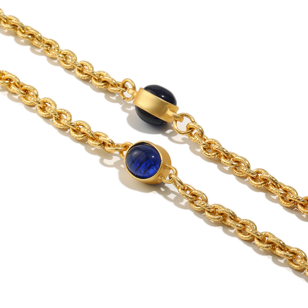 Farah's colourful gemstone chain