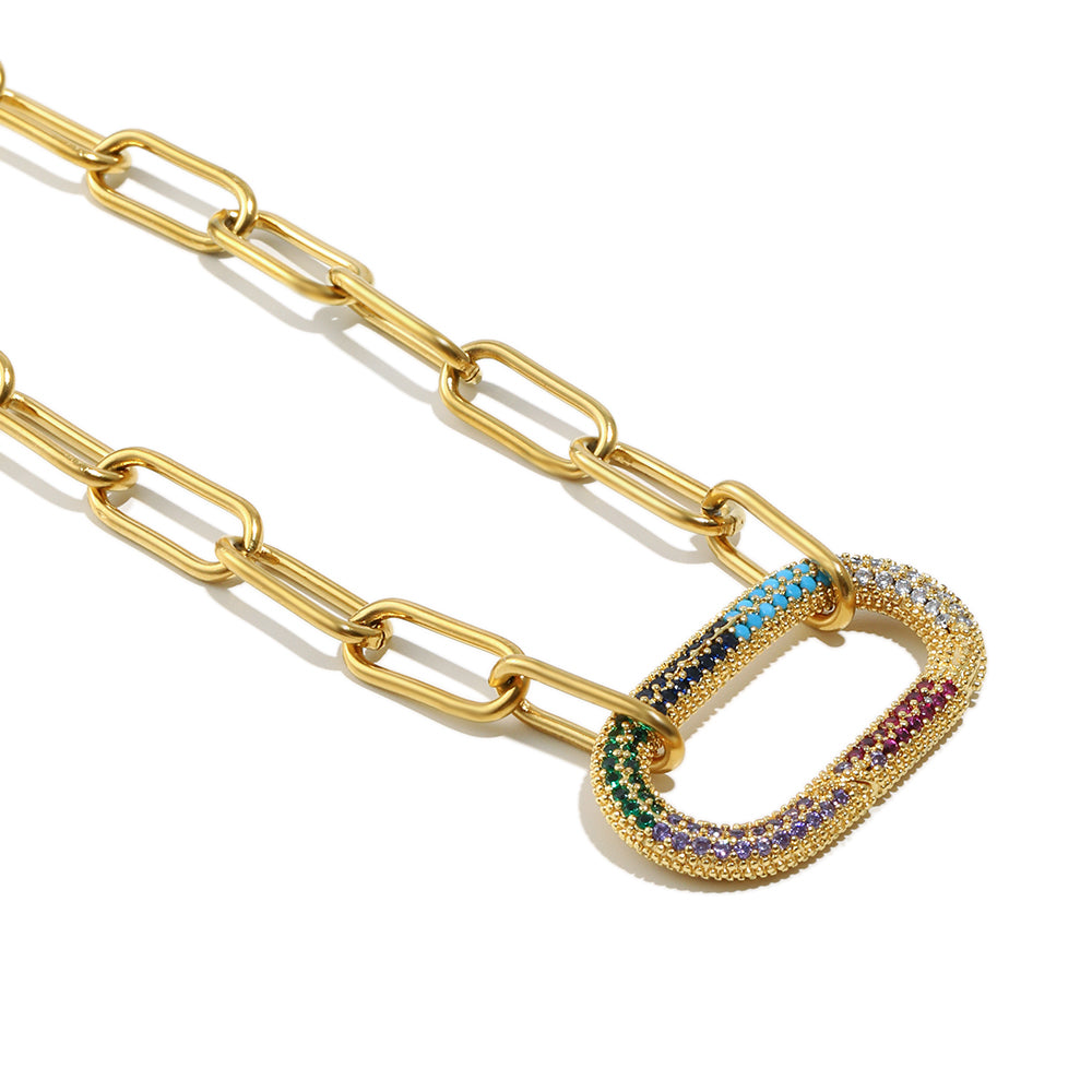 Corinne's Colourful Loop Necklace