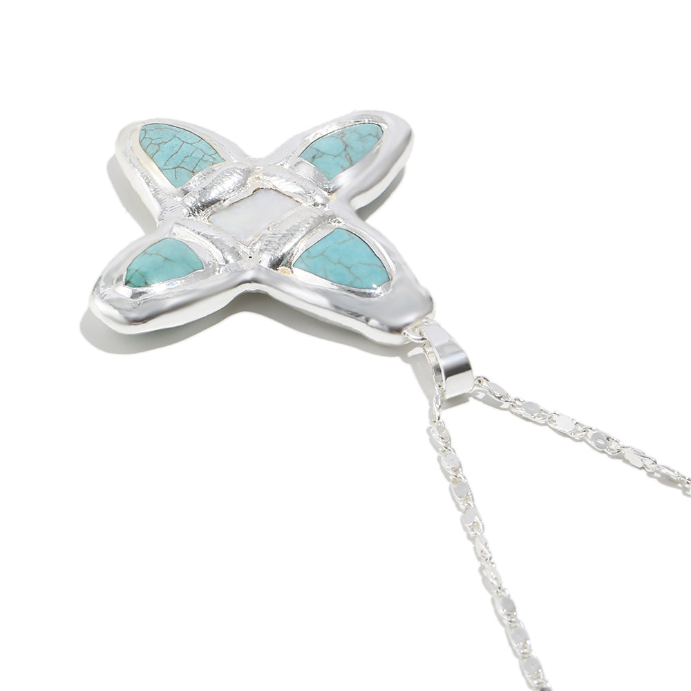 Irene's Silver Cross Necklace