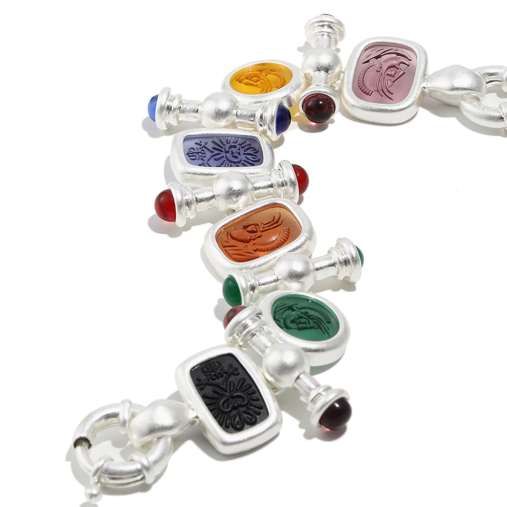 Aurora's Charm Bracelet In Silver