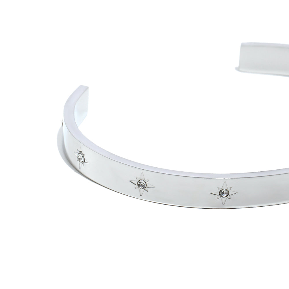 Ella's Star Bangle In Silver