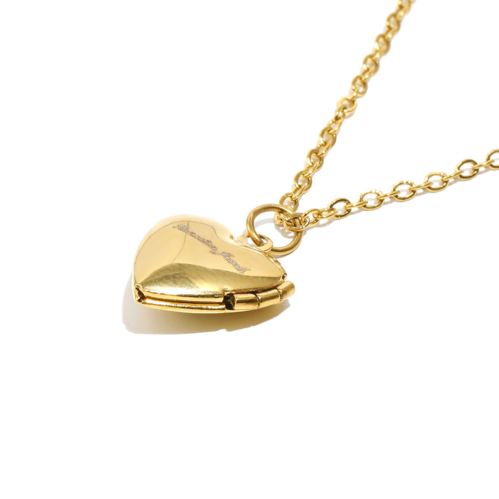 Tiana's Light Green Heart Locket