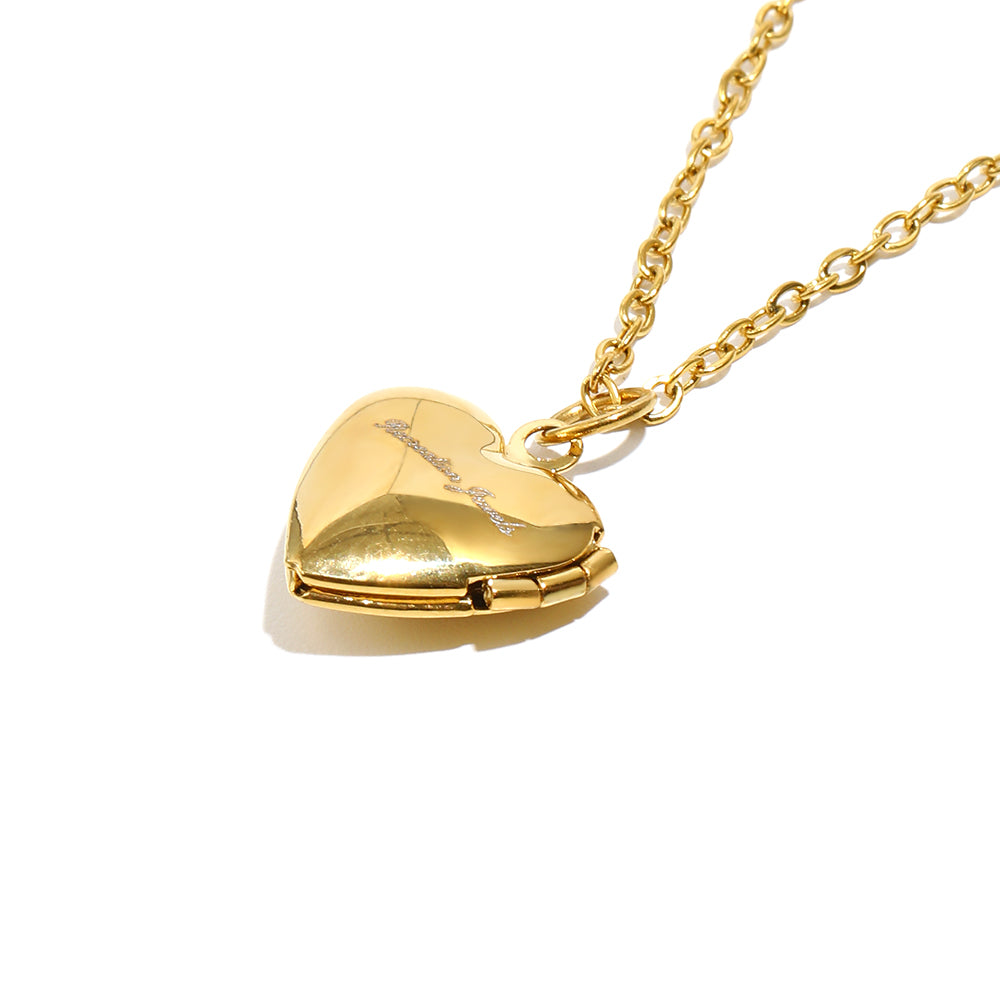 Tiana's Bright Red Heart Locket