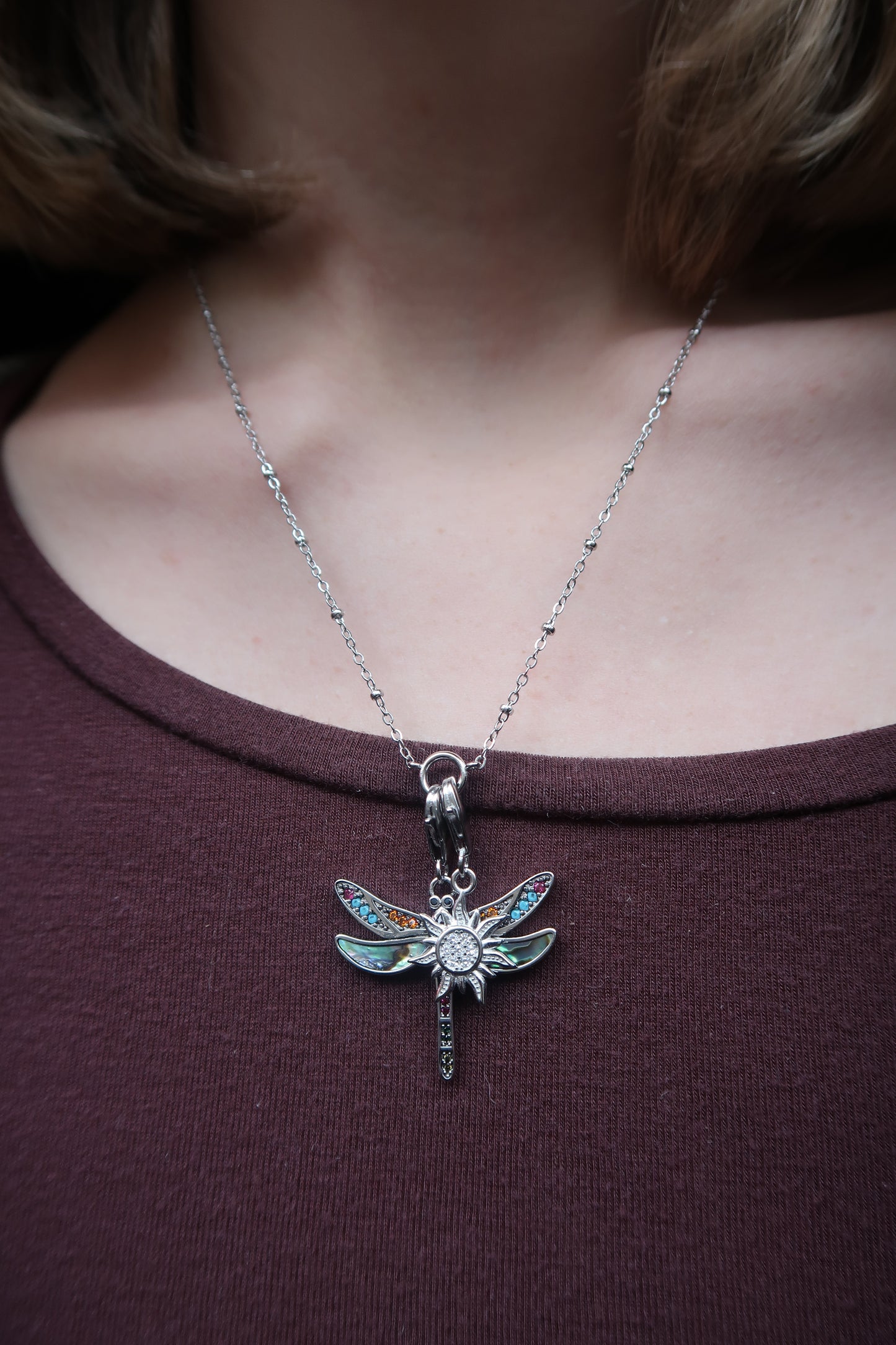 Dhalia’s dragonfly necklace