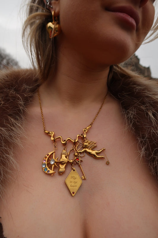 The Friendship Necklace in gold