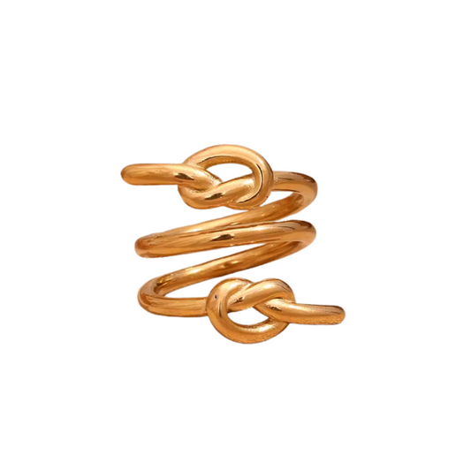 Melissa's twist ring gold