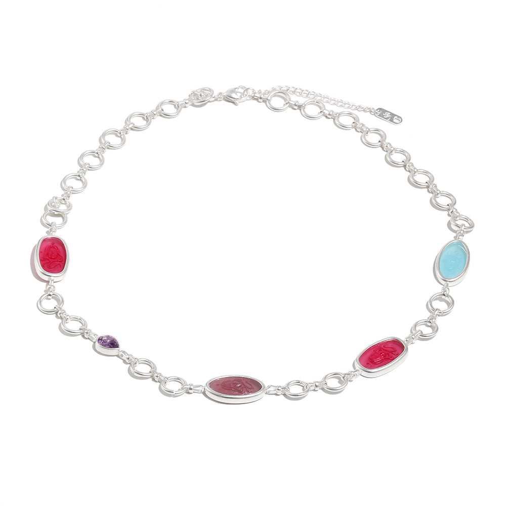 Etta’s Charm Necklace in Silver