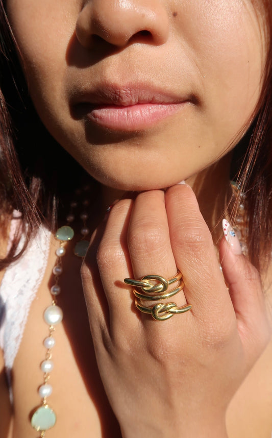 Melissa's twist ring gold