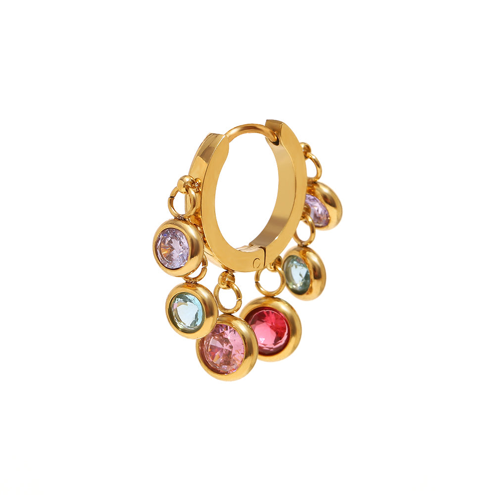 Maya’s gemstone hoops