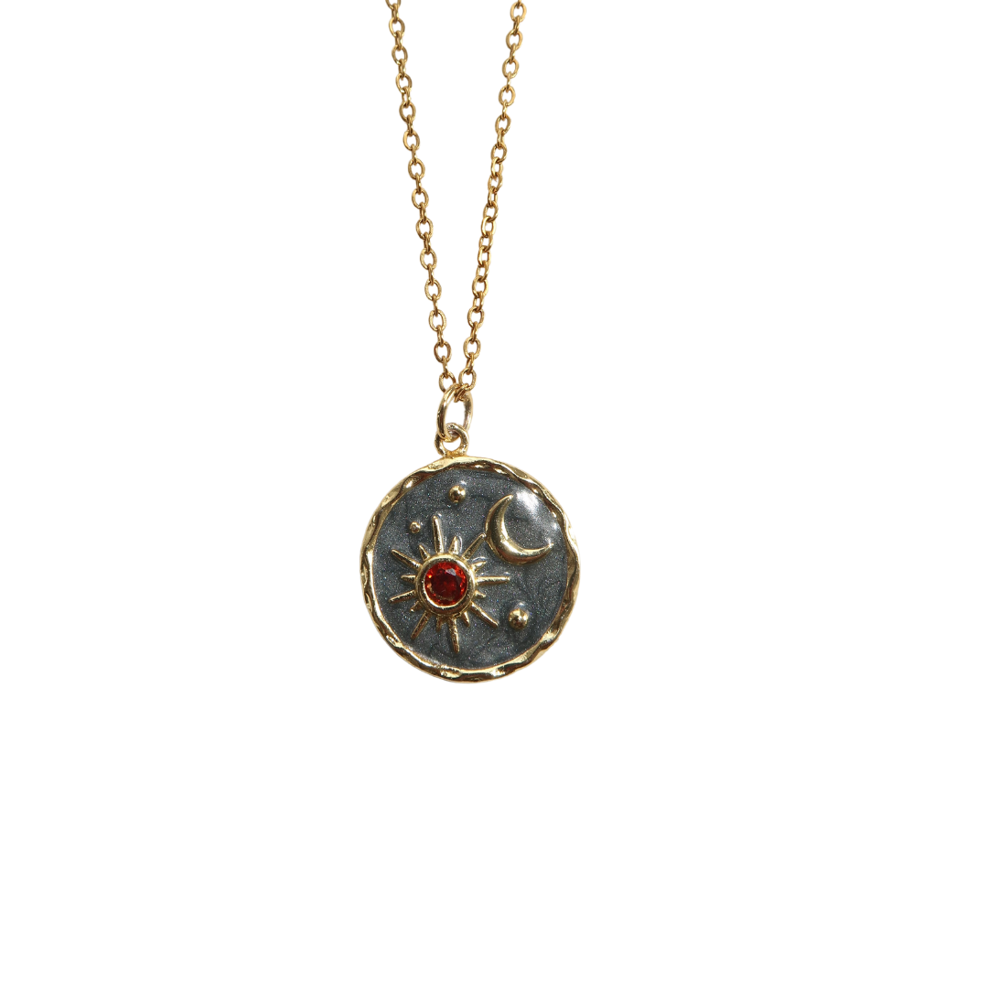 Chloe's Sun and Moon Pendant necklace