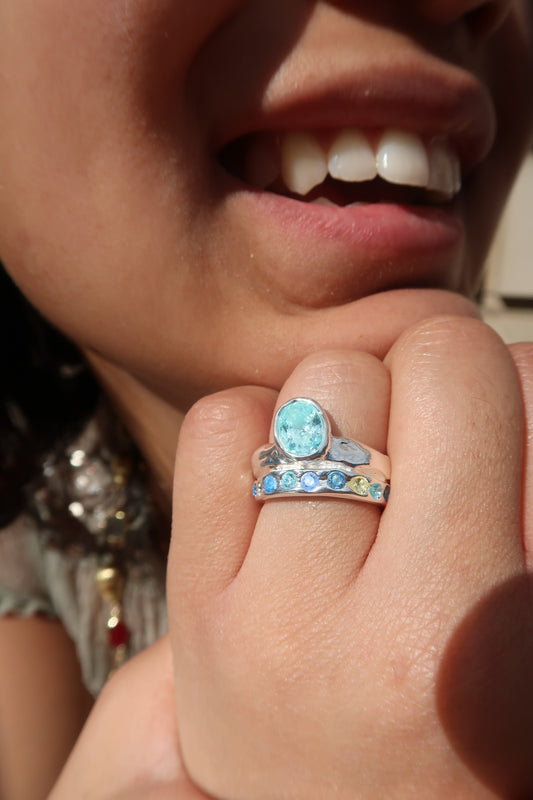 Paloma ring in silver
