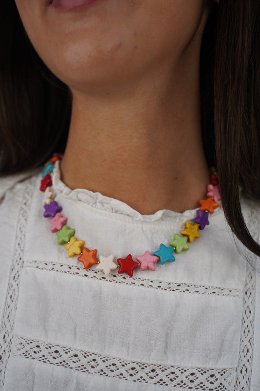 Marissa's Colourful Star Necklace