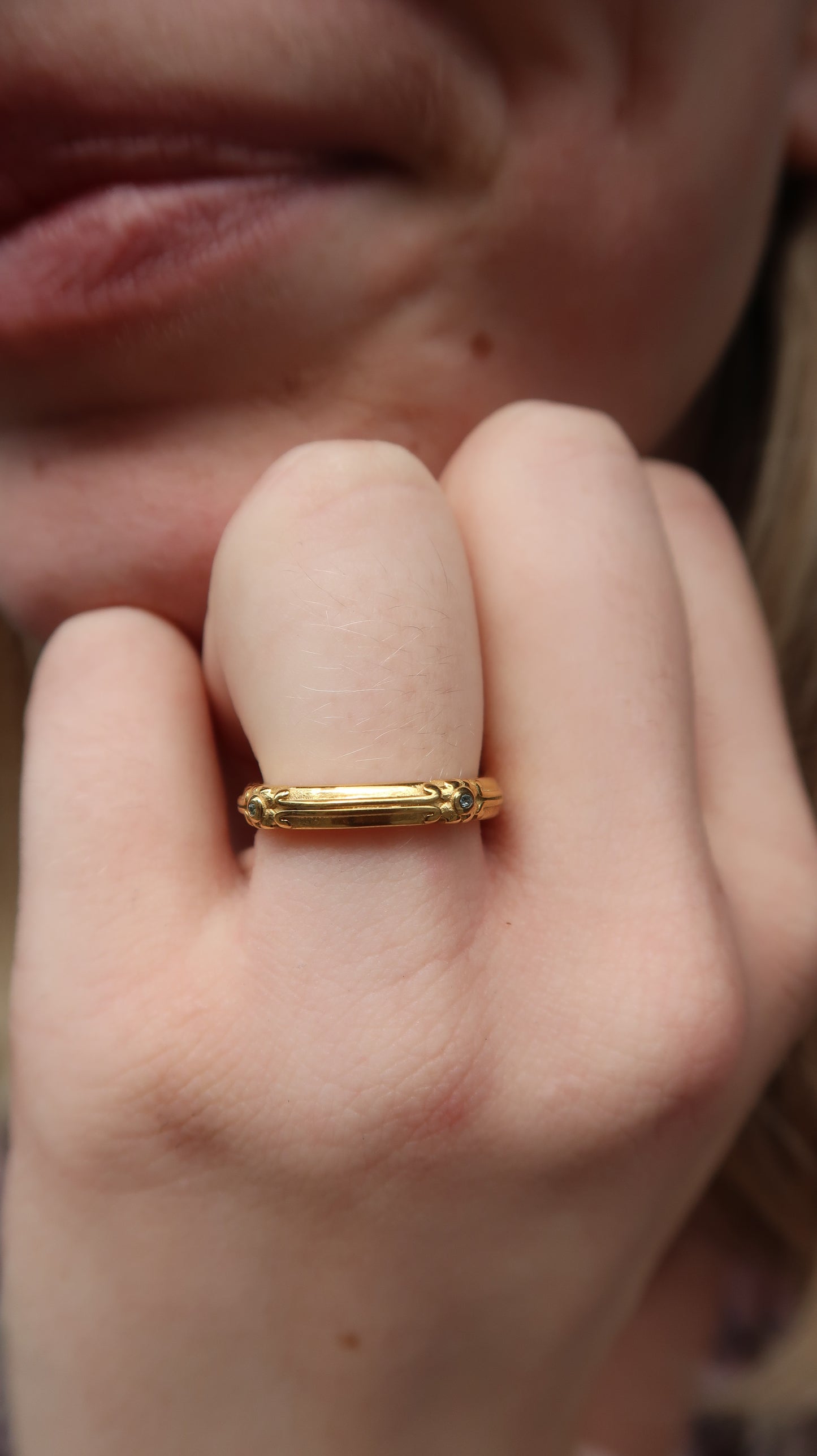 Honor's Ring Stack in Gold