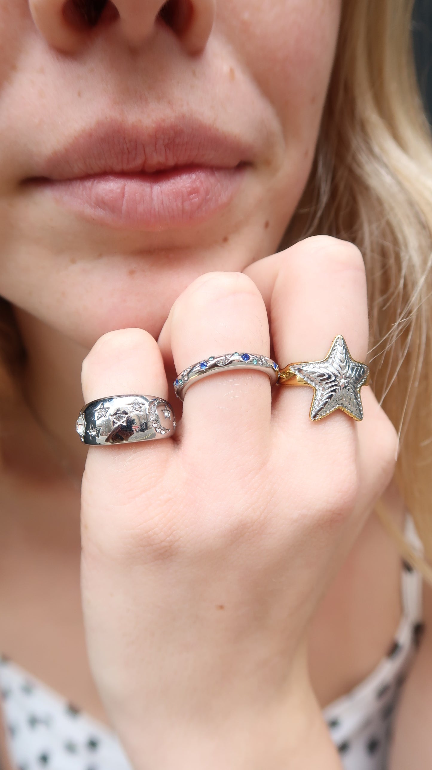 Petra's Star Ring in Silver