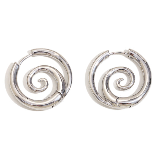 Tilly’s silver swirl earrings
