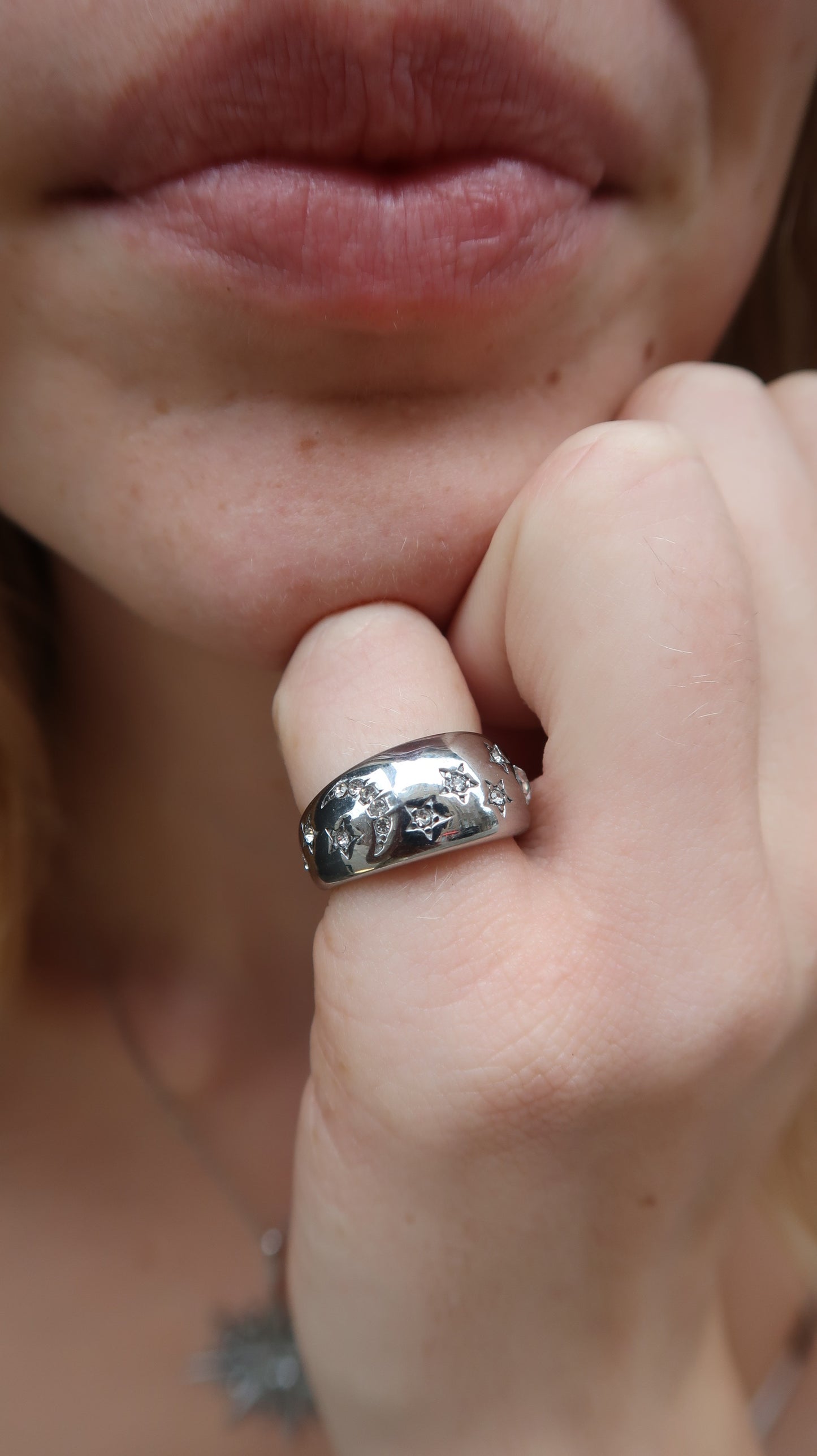 Petra's Star Ring in Silver