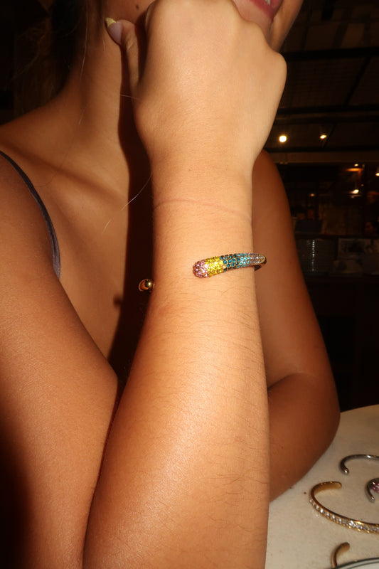 Elsie’s multicolored everyday bangle