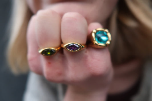 Bailey’s violet gemstone ring