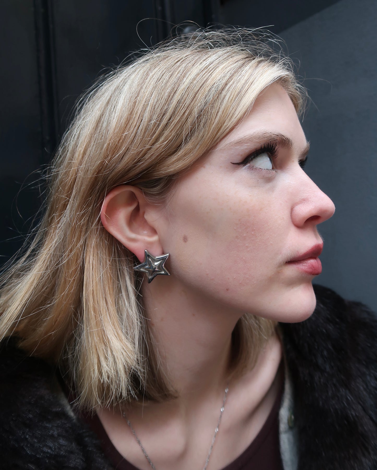 Ellie's Star Studs in Silver