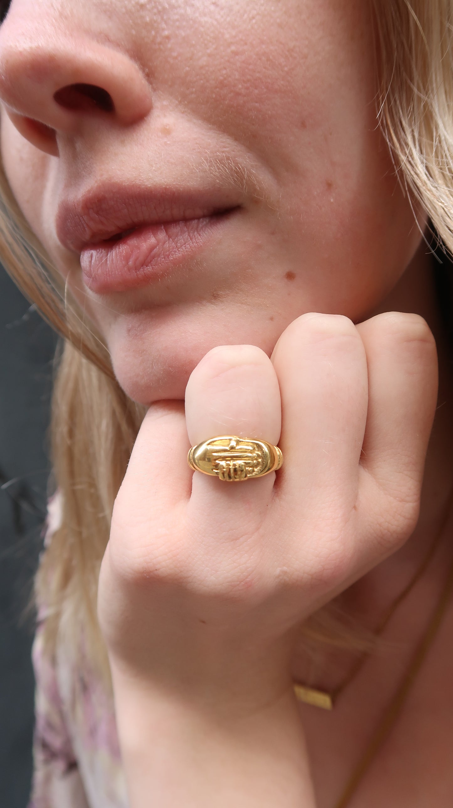 Honor's Ring Stack in Gold