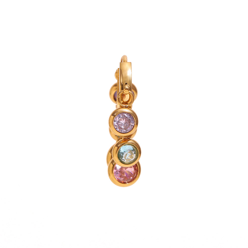 Maya’s gemstone hoops