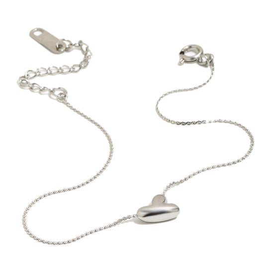 Bubble Letter Bracelet in Silver