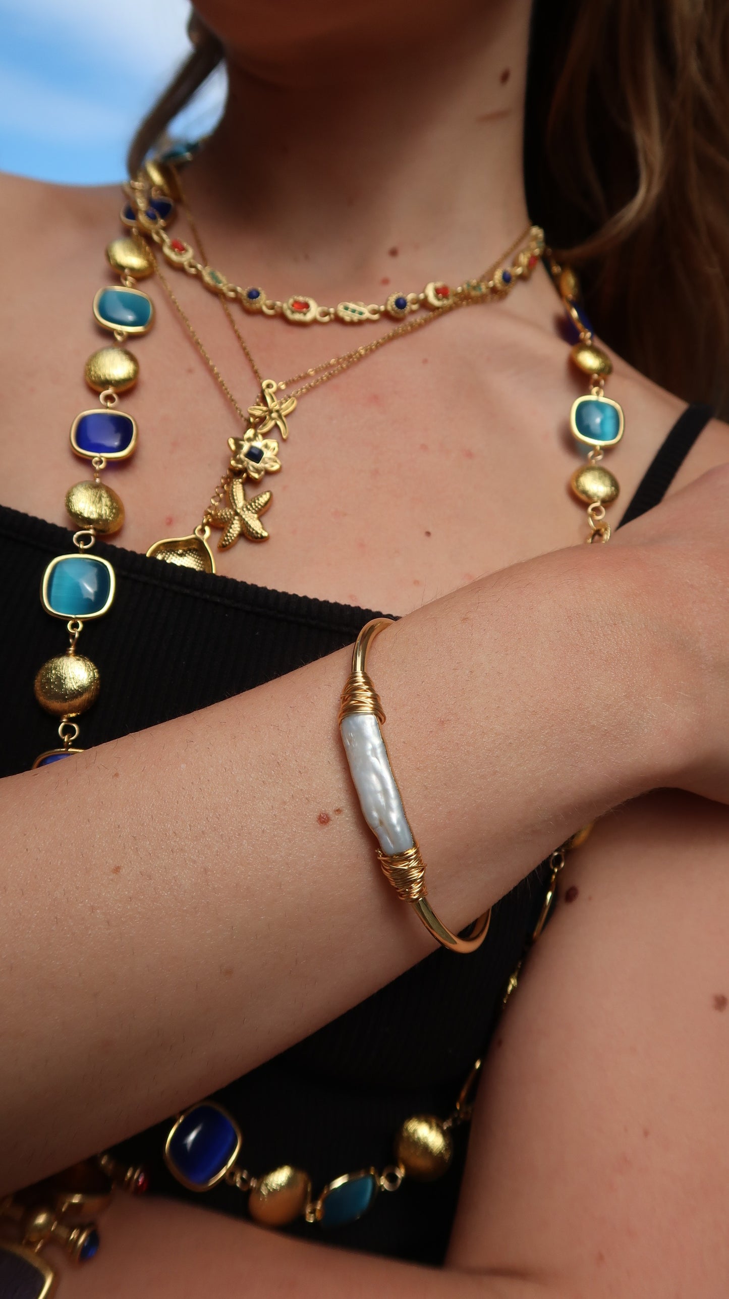 Christina's pearl bangle