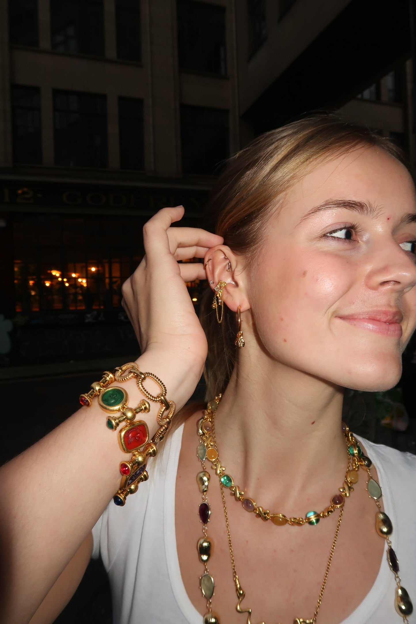 Isabella’s colourful cuff