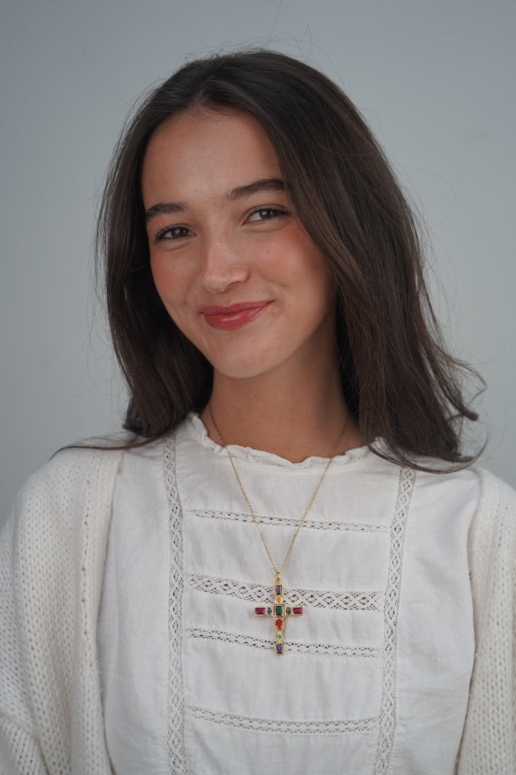 Ranee's colourful cross