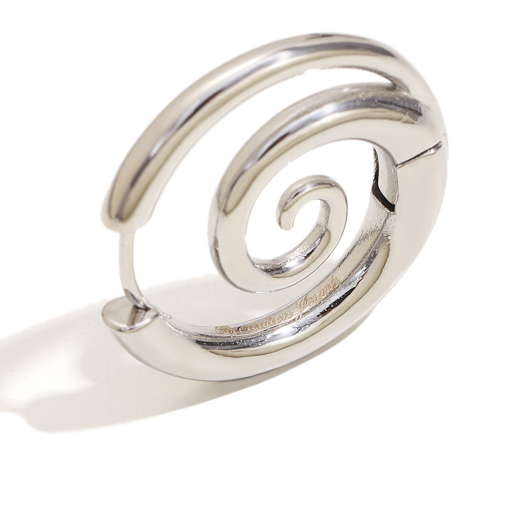 Tilly’s silver swirl earrings
