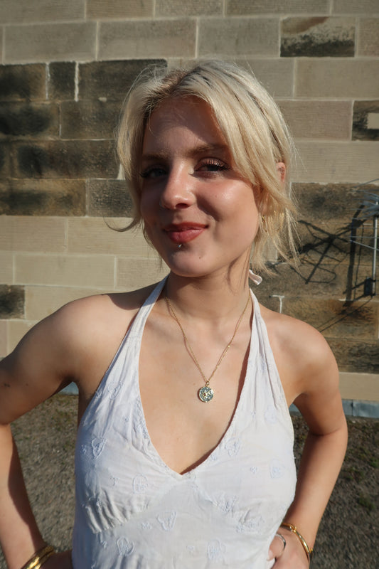 Chloe's Sun and Moon Pendant necklace