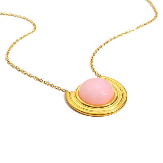 Freya's Rose Quartz Necklace