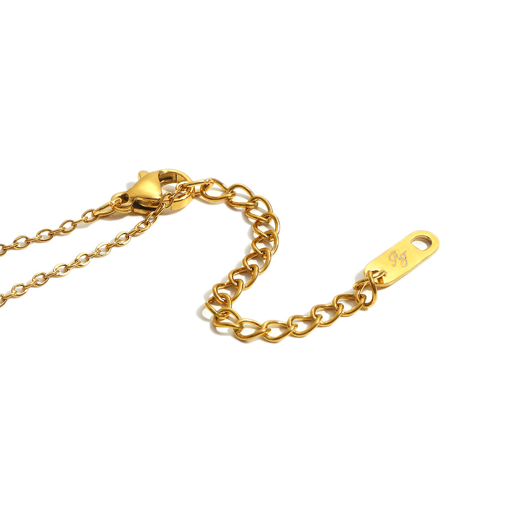 Antonia's green drop pendant