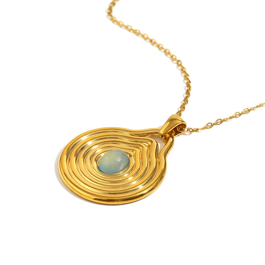 Venetia's Green Droplet Pendant