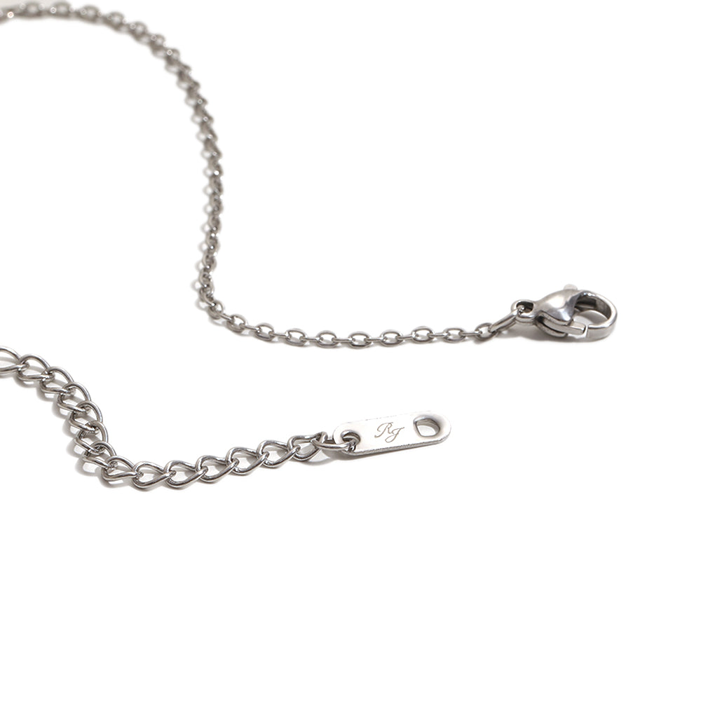 Poppy's Flower Pendant In Silver