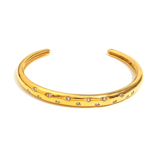 Eloise's Star Bangle in white