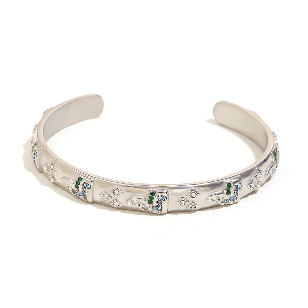 Francesca's Fortuna Bangle in Silver