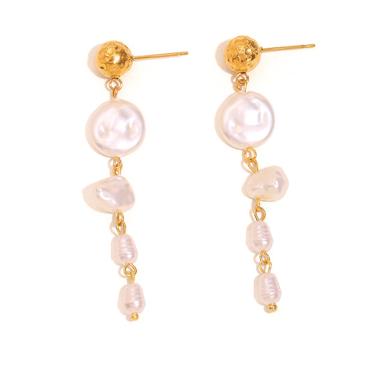 Daisy's Pearl Drop Earrings
