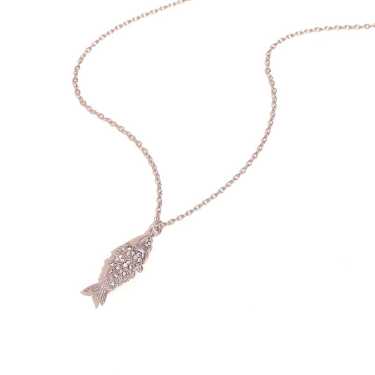 Stella's Silver Fish Necklace