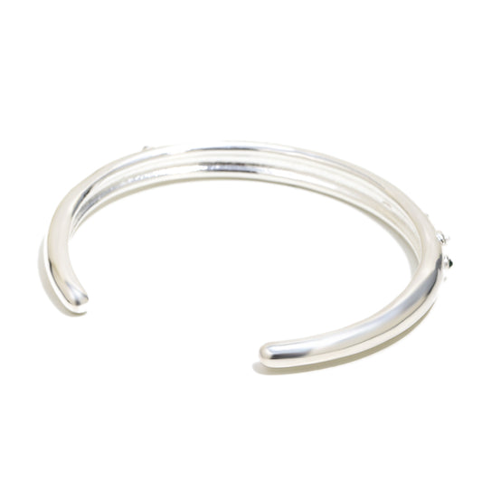 Lucia's silver celestial bangle