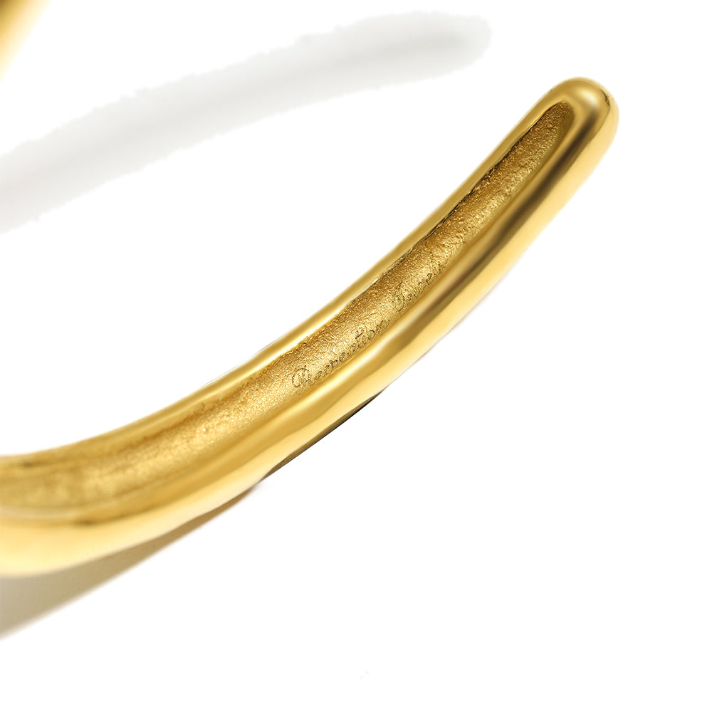 Lucia's Celestial Bangle In Gold