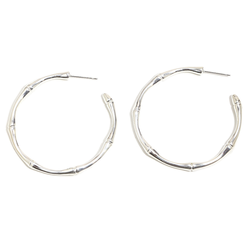 Clementine's Silver Hoops