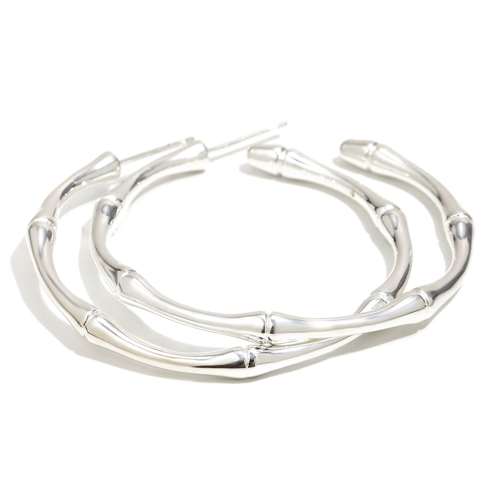 Clementine's Silver Hoops