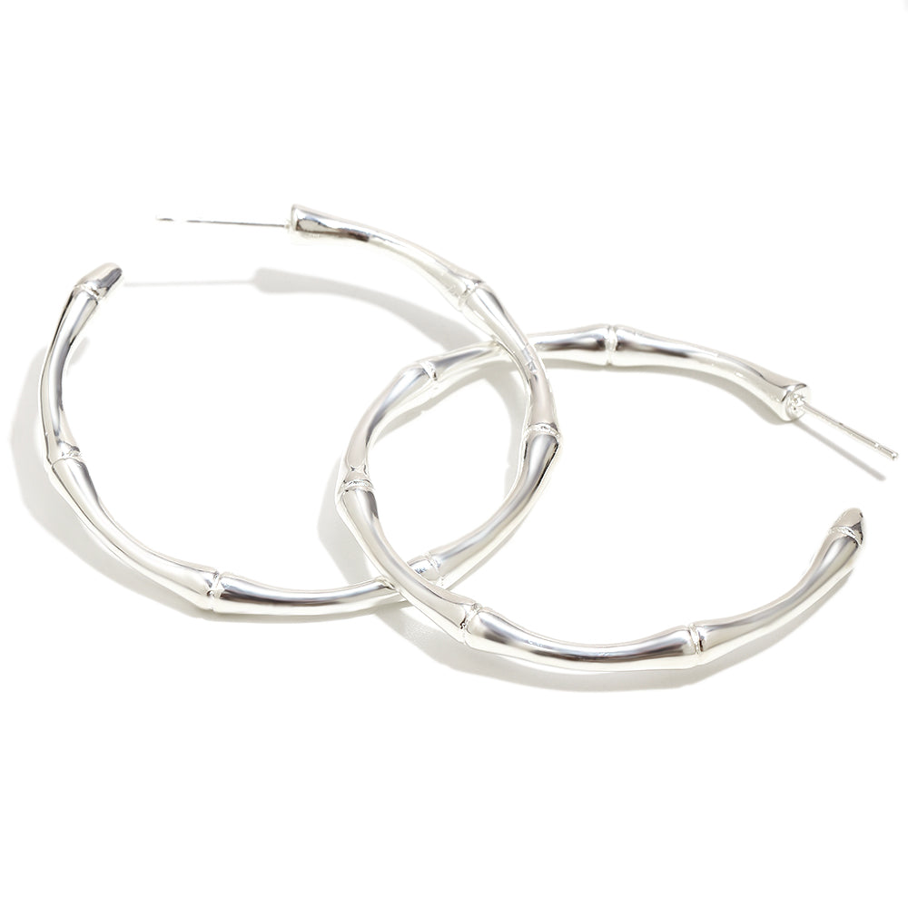 Clementine's Silver Hoops
