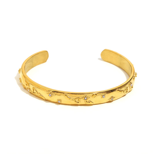 Chiara's Heart Bangle