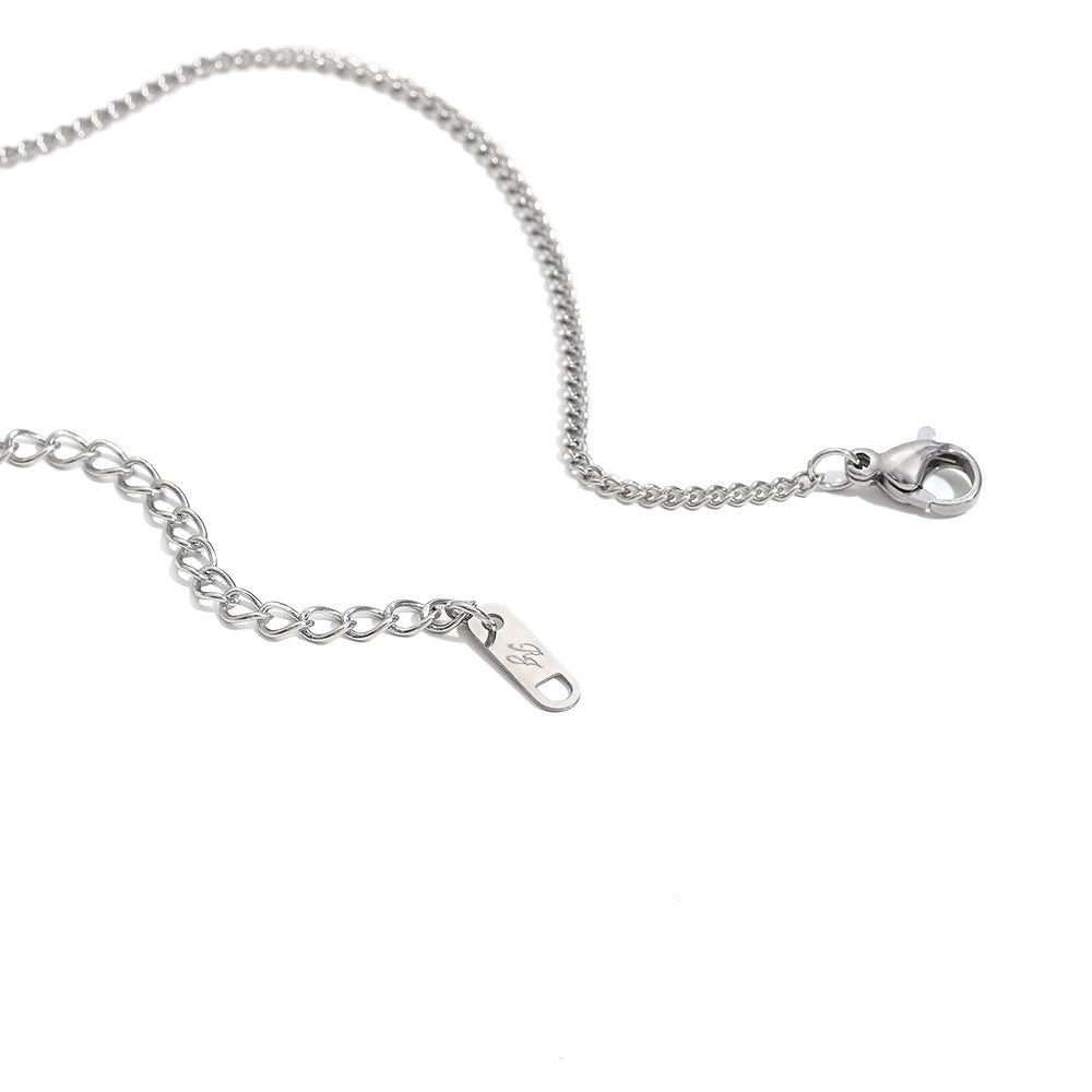 Mira's Fish Necklace In Silver