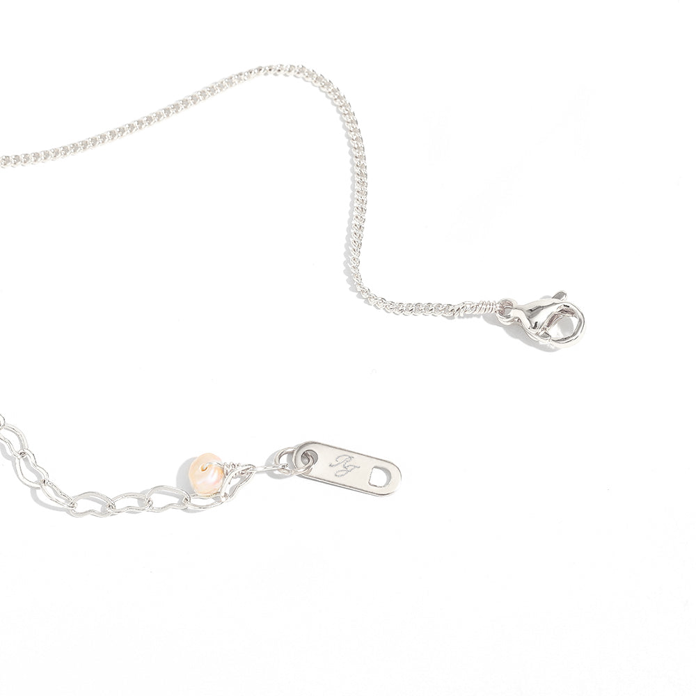 Lyra's Star Necklace In Silver