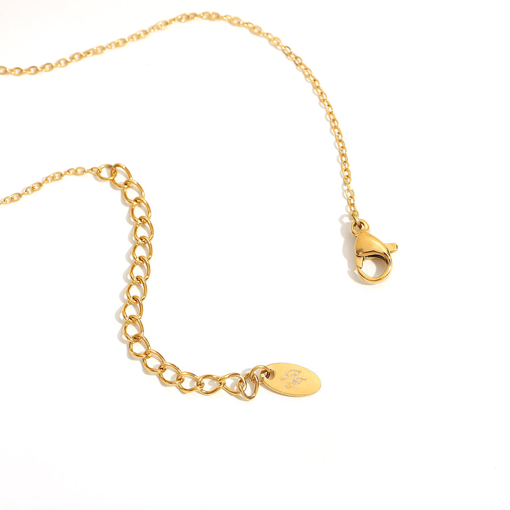 Viola's White Heart Necklace