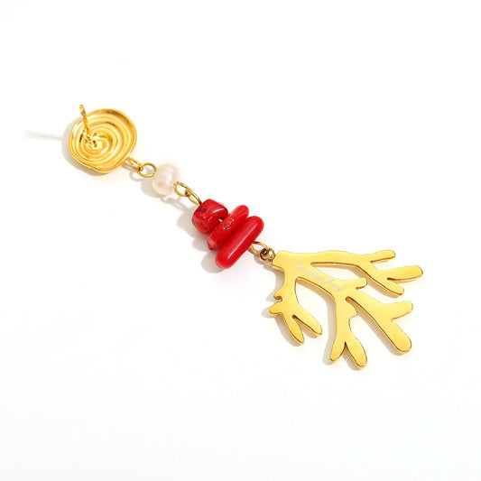 Leonie’s Coral Earrings